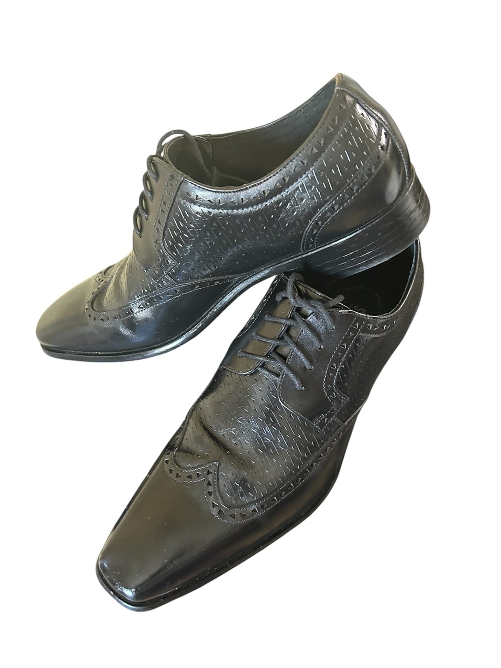 Stacy Adams Glossy Black Men's Oxfords Shoes